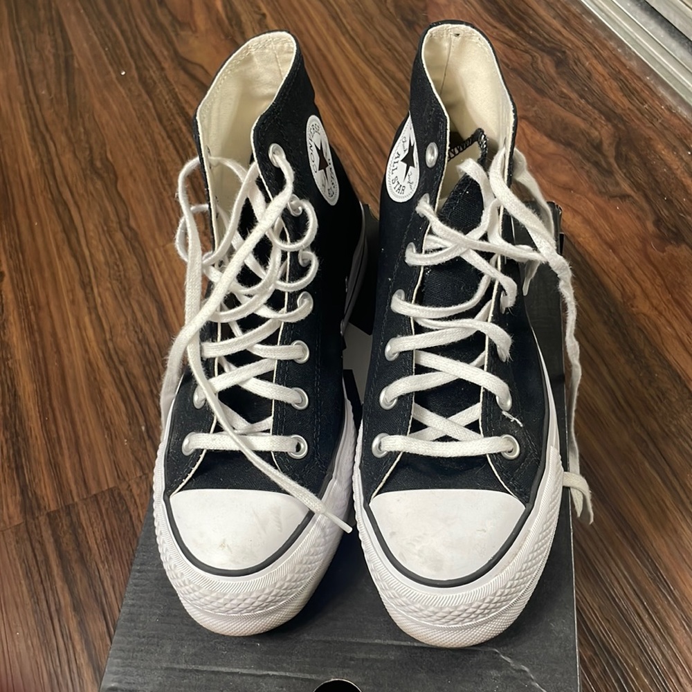 Converse high top platform chucks